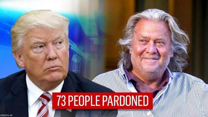 Donald Trump issues 73 pardons in his final hours in office, here's the full list