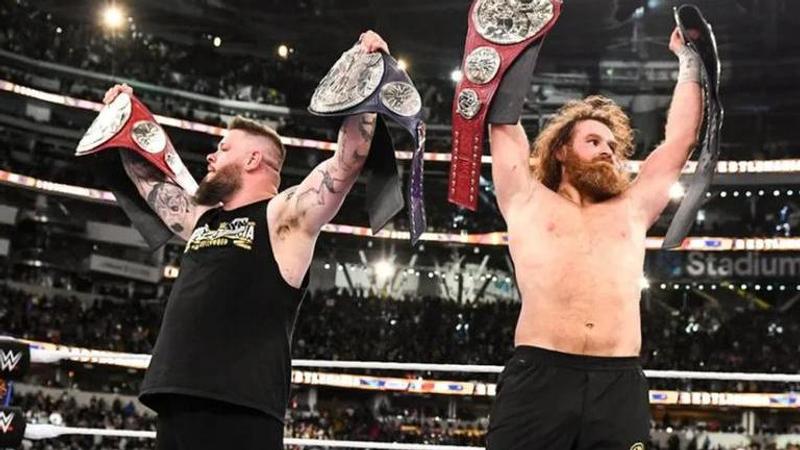 Kevin Owens gives a huge shout-out to the Usos for elevating the level of Tag Team titles