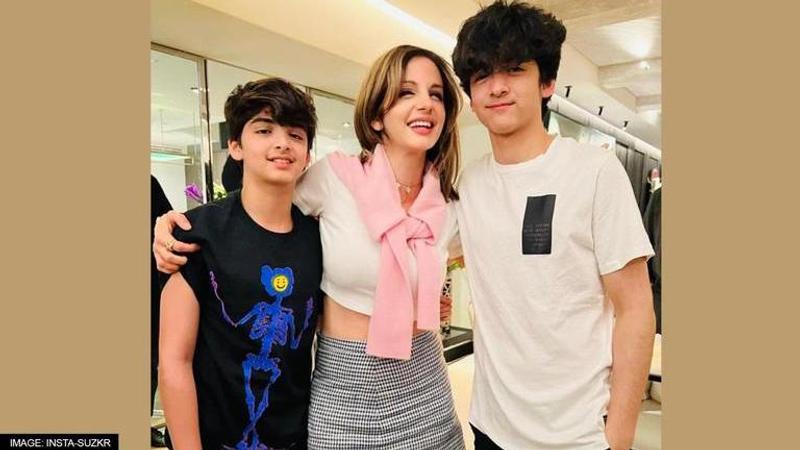 Sussanne Khan's birthday