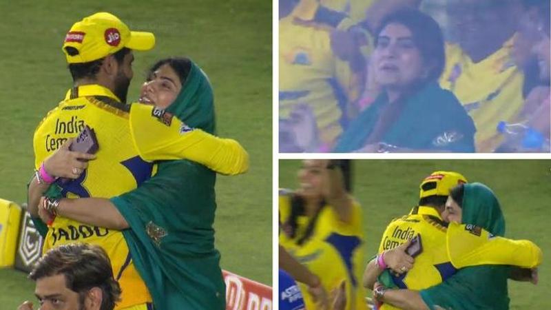 WATCH | Ravindra Jadeja shares emotional moment with wife Rivaba after CSK win IPL 2023