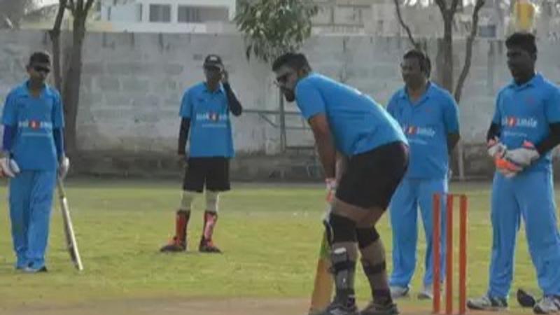 Blind Cricket game