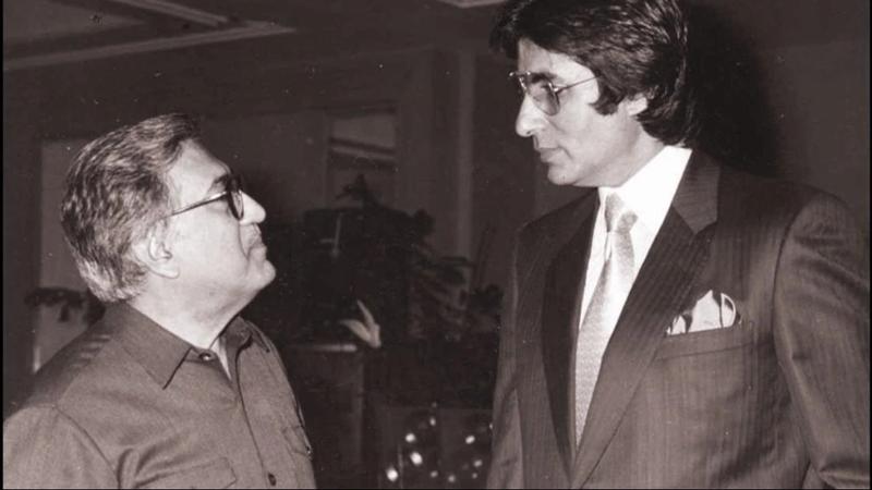 Ameen Sayani with Amitabh Bachchan