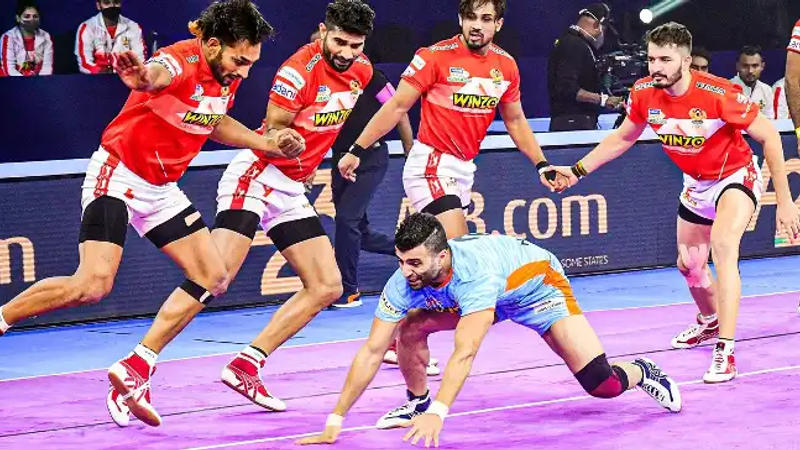 Gujarat Giants during PKL 8