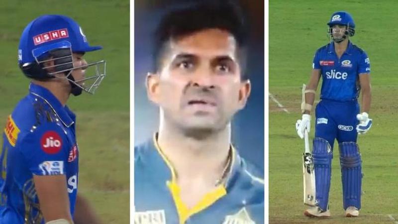 MI vs GT: Arjun Tendulkar stuns Gujarat Titans with laid-back six off a dangerous bouncer - WATCH