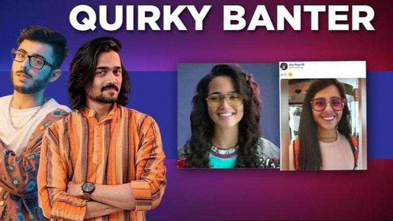 CarryMinati & Bhuvan Bam have hilarious names for each other on their pics with a twist