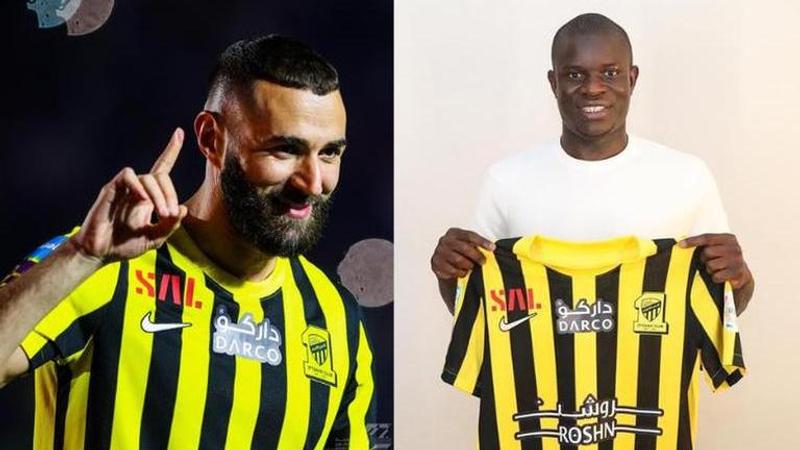 n'Golo Kante, Al-Ittihad, Kairm Benzema