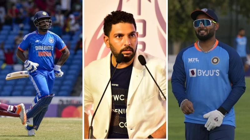 Yuvraj Singh picks between Pant and Samson