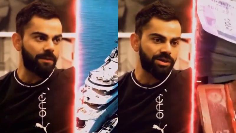 A screengrab of Virat Kohli's deepfake video