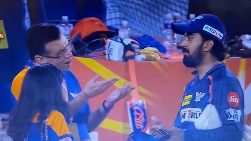 Sanjiv Goenka and KL Rahul