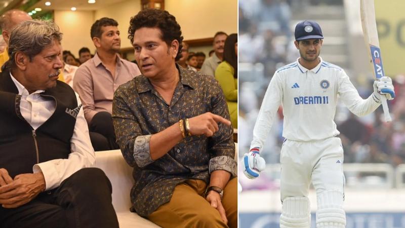 Sachin Tendulkar and Shubman Gill