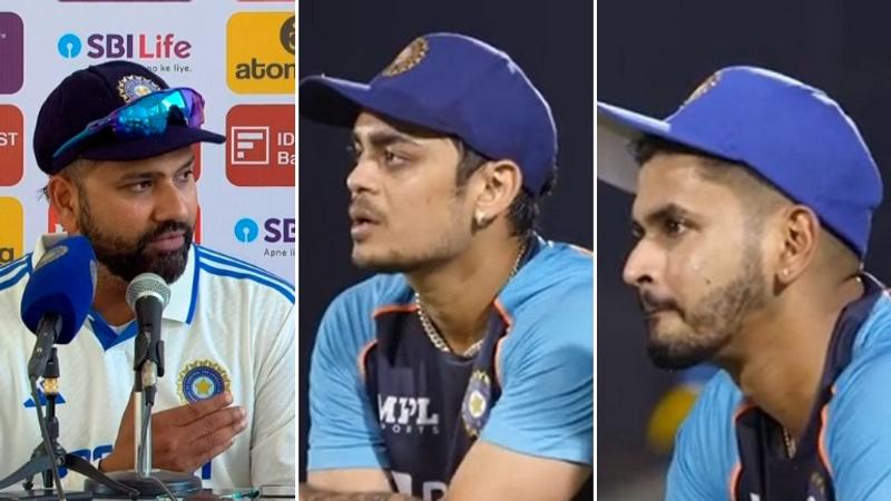 Rohit Sharma, Ishan Kishan, and Shreyas Iyer