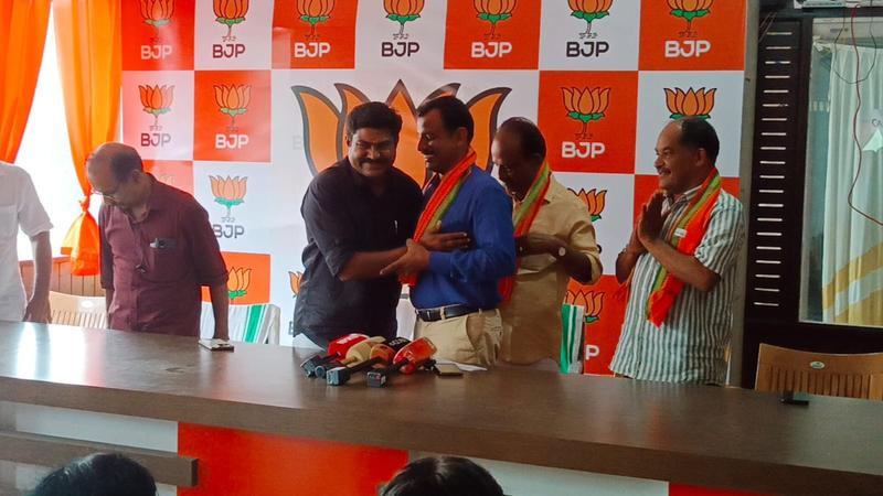 Wayanad: District Congress Committee general secretary P M Sudhakaran joins BJP