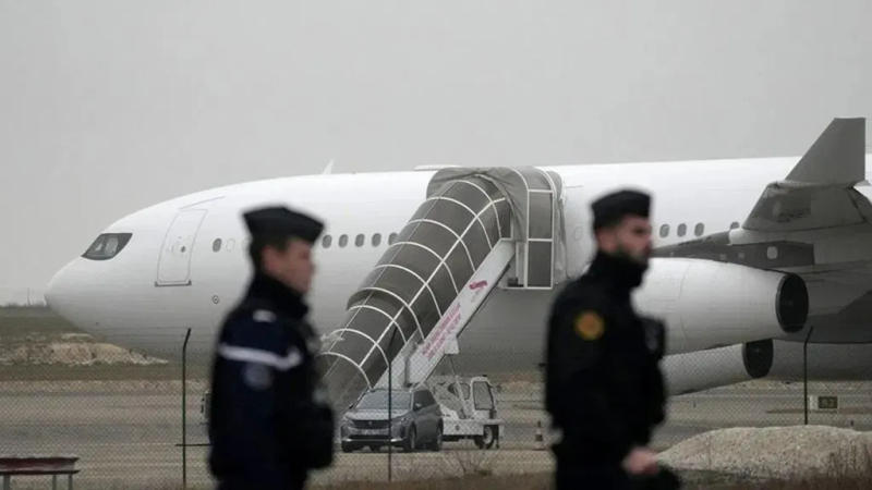 The Nicaragua-bound flight that was grounded in France.