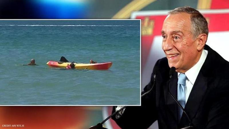 Portuguese president saves women from drowning, netizens hail him