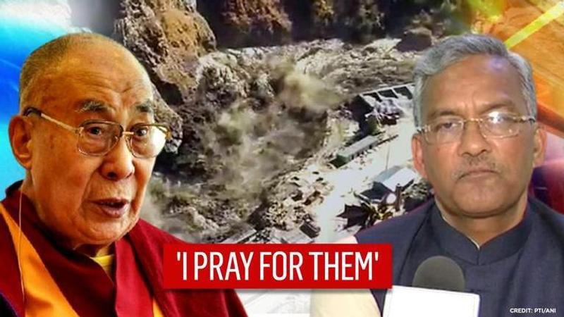 Dalai Lama expresses grief over Uttrakhand tragedy, writes to CM Trivendra Singh Rawat