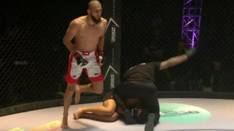 Khamzat Chimaev doppelganger inflicts 41-second KO, leaves UFC fans in a muddle | WATCH