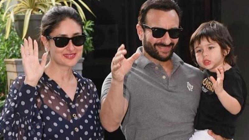 Kareena Kapoor, Saif & son Taimur snapped at Mumbai airport post return from Palampur