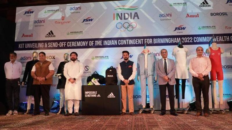 Anurag Thakur unveils CWG 2022 kit