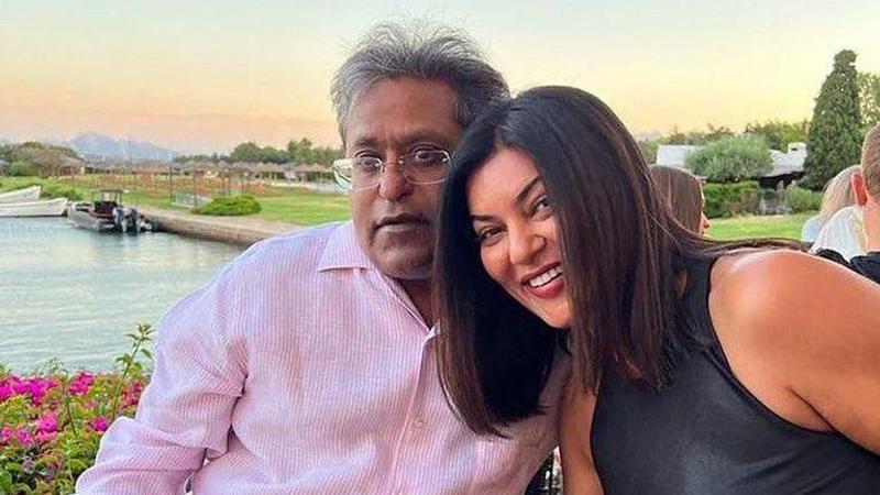 Lalit Modi and Sushmita Sen