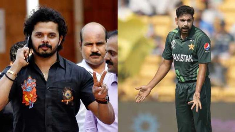 Sreesanth and Pakistan's Haris Rauf