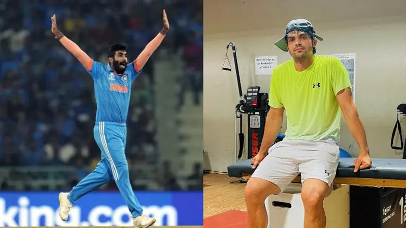 Jasprit Bumrah and Neeraj Chopra