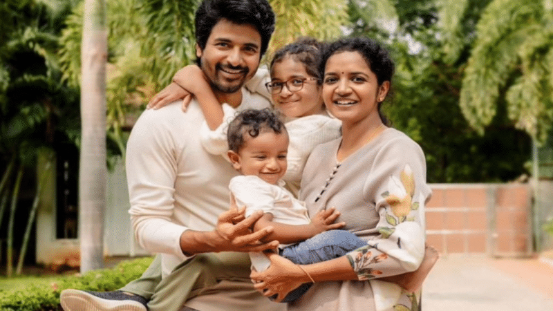 Sivakarthikeyan with his family Image Title *