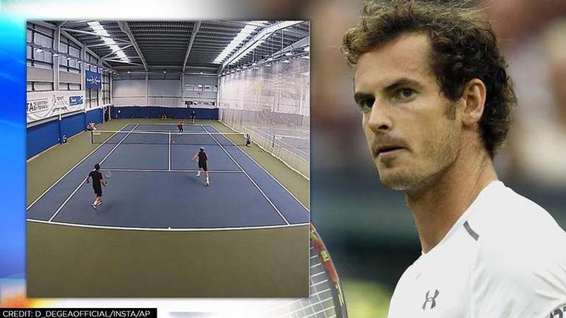 Andy Murray impressed with David de Gea's drop shot