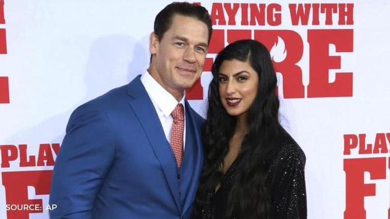 John Cena and wife Shay Shariatzadeh