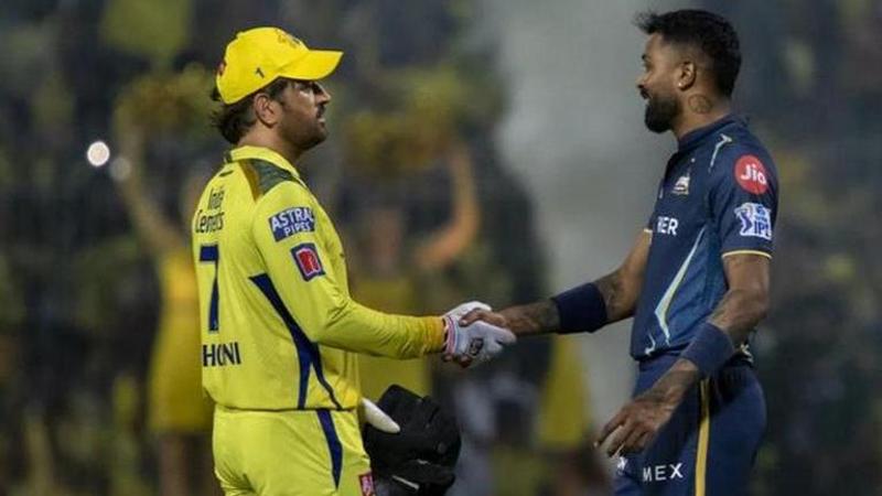 Hardik Pandya and MS Dhoni