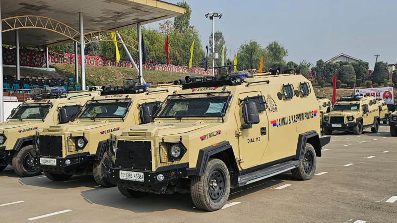 The Jammu and Kashmir Police (JKP) has introduced cutting-edge vehicles named "RAKSHAS" and "SHAURYA" following a recent terror incident in Srinagar.