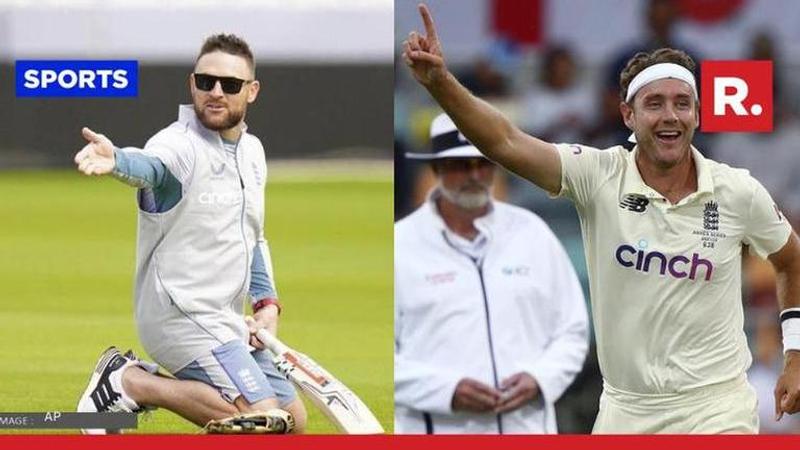 Brendon McCullum and Stuart Broad