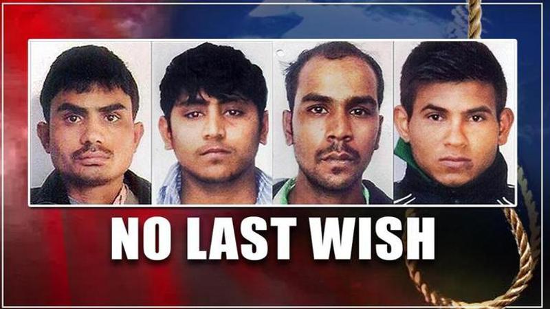 Nirbhaya convicts did not express any last wish before hanging: Officials