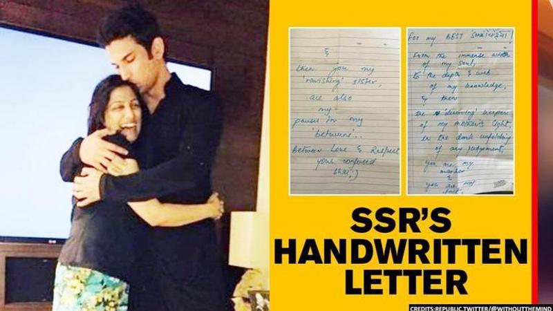 Sushant Singh wrote sweetest note for 'Sona Chidiya', sister he was closest to; see pics