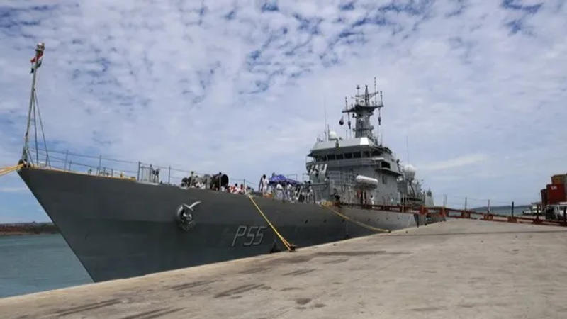 INS Sharda visits Port Antsiranana, Madagascar