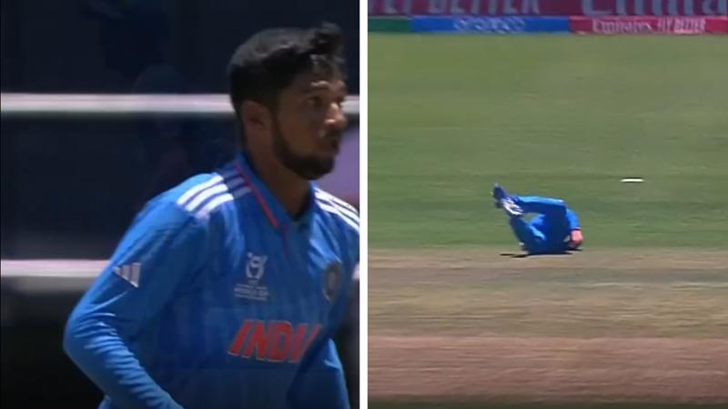Murugan Abhishek's sensational catch vs SA