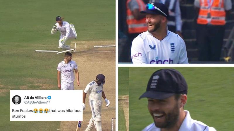 Ben Foakes' hilarious error in IND vs ENG 1st Test