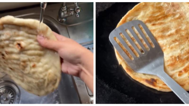 Instagram User Washes 'Naan’ With Tap Water