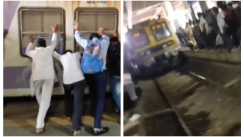 Courageous Commuters in Mumbai Rescue Man Trapped Under Train in Viral V