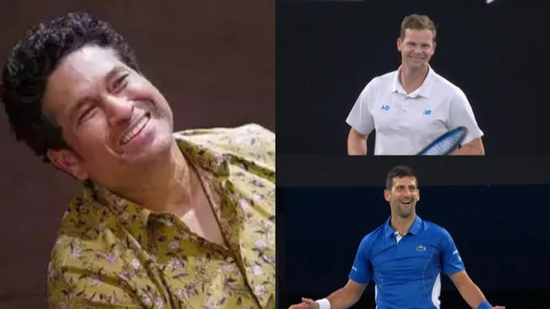 Sachin Tendulkar, Novak Djokovic, Steve Smith