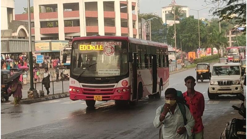 Bus Accident: Man Falling From Moving Bus Goes Viral