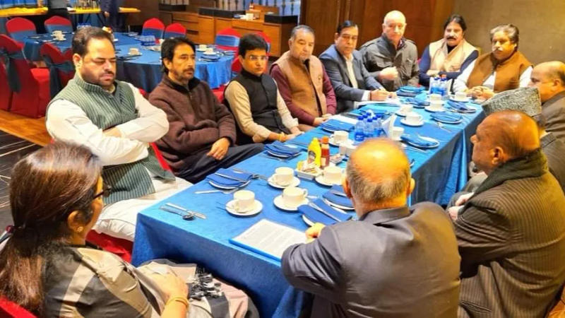 Congress J&K Parliamentary Affairs Committee meeting in Jammu under leadership of CWC member and PAC Chief Hameed Karra