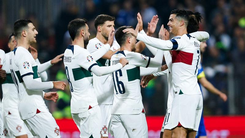 Portugal thrashed Bosnia and Herzegovina 5-0 in an European Qualifiers  in Zenica