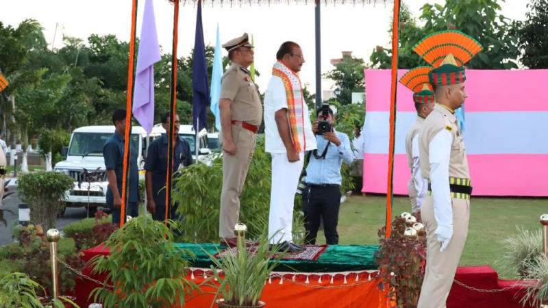 Indra Sena Reddy Nallu was sworn in on Thursday as the 20th governor of Tripura.