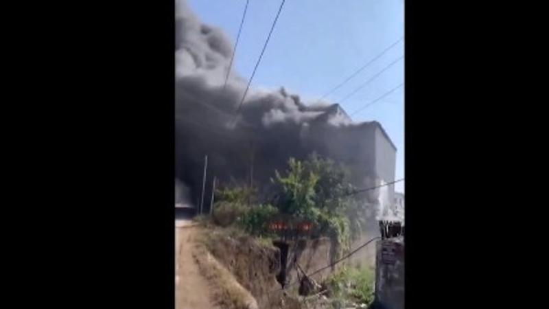 Fire in Himachal Pradesh: Blaze Erupts at Factory in Solan's Jhar Majri Industrial Area 