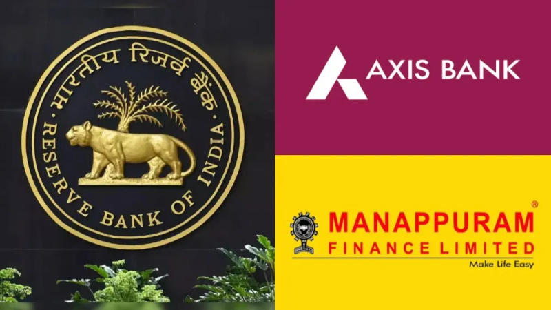  RBI slaps fines on Axis Bank, Manappuram Finance