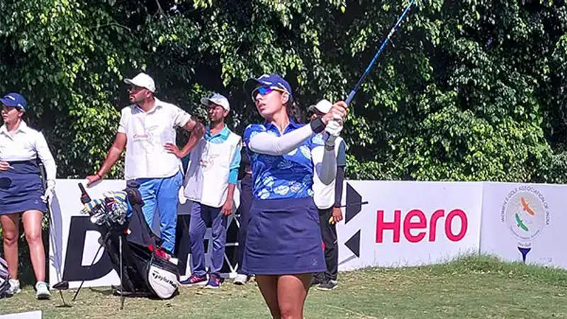 Indian golfer Gaurika Bishnoi 