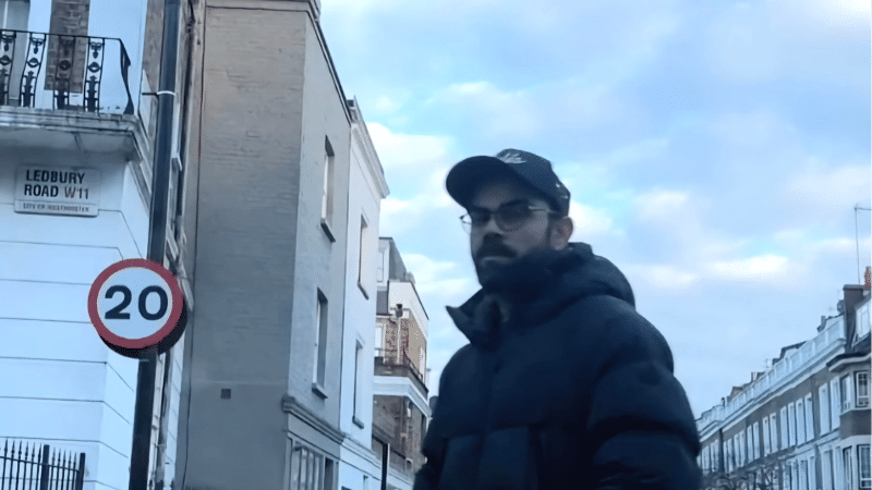 Virat Kohli spotted in London