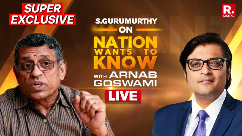 S Gurumurthy on Nation Wants to Know