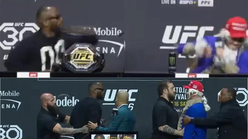 Leon Edwards And Colby Covington 