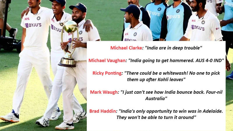Team India win historic Test in Australia at Gabba